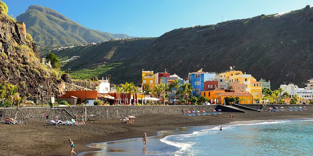 Maison Puerto Tazacorte, Ferienwohnung, Strand, La Huaca, Dachterrasse